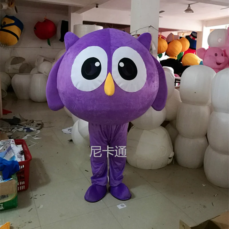 

Owl Mascot Costume Cosplay Furry Suits Party Game Fursuit Cartoon Dress Outfits Carnival Halloween Xmas Easter Ad Apparel