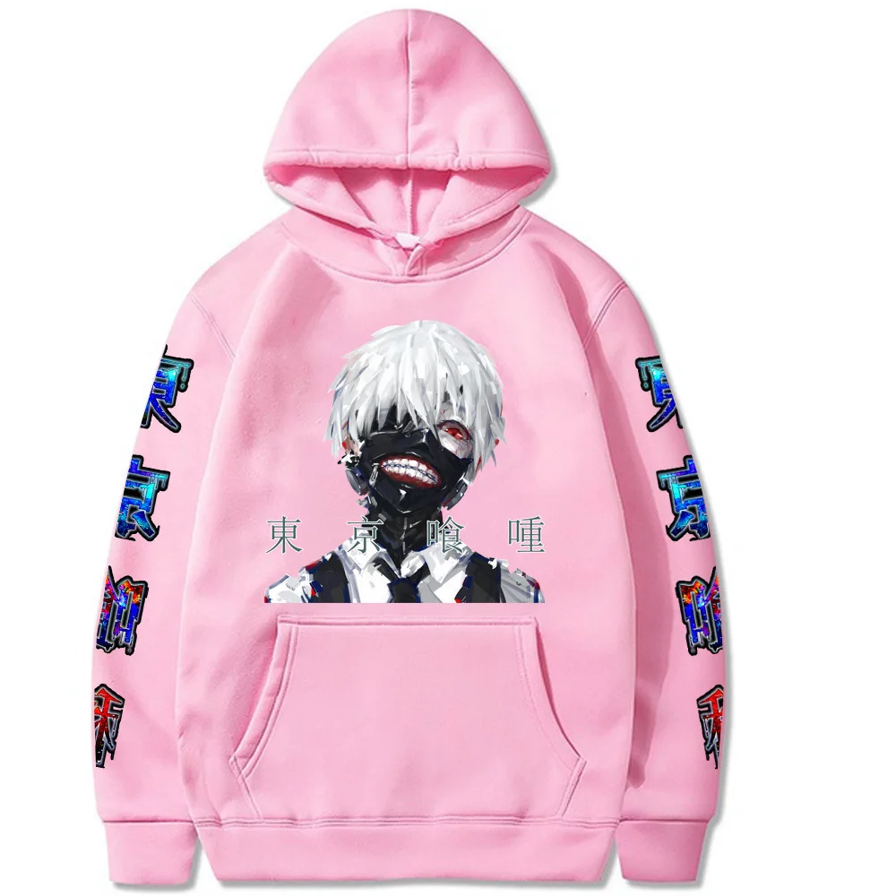 

Japanese Anime Tokyo Ghoul Kaneki Ken Printing Men's Hoodie Casual Men Clothes Tops Women Hoodies Pullover Loose Sweatshirt