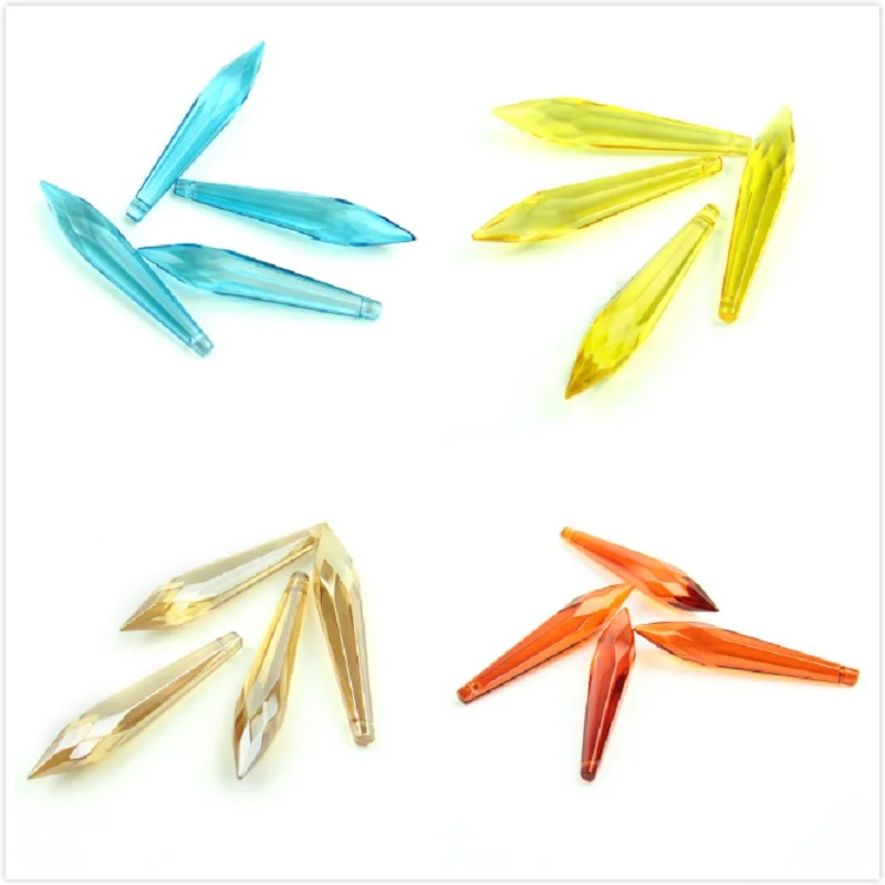 38 мм/63 мм/76 мм/80 мм подвесная люстра в форме сосульки части призмы Хрустальное