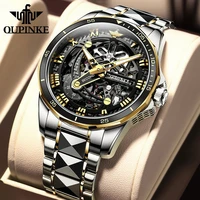 men mechanical watch luxury brand oupinke new diving watch 50atm waterproof sapphire glass automatic watch fashion sports watch