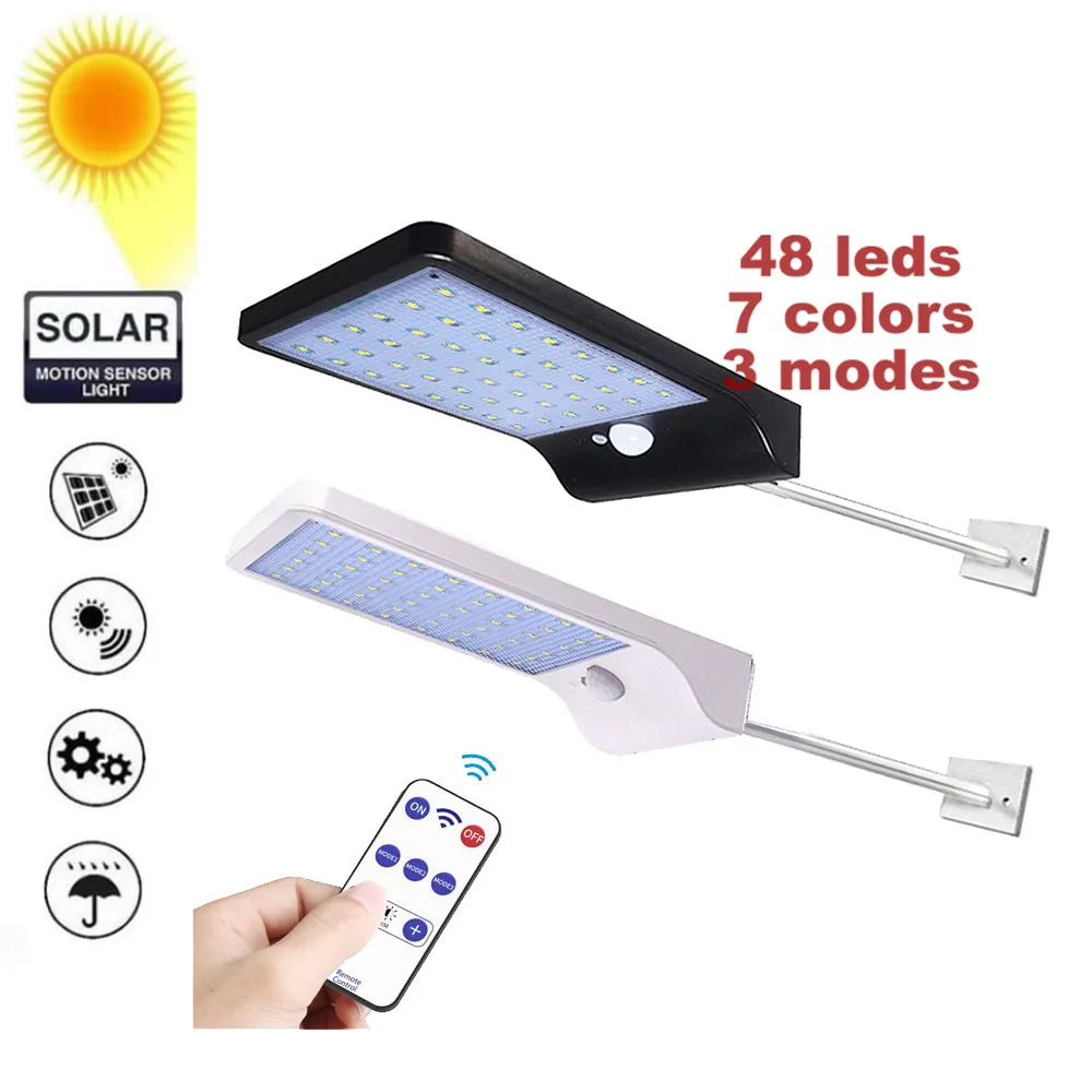 Дистанционный 48/36 светодиодный Солнечный водонепроницаемый инфракрасный датчик