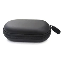 new black earphone holder case storage carrying hard bag box for earphone headphone accessories earbuds memory card usb cable