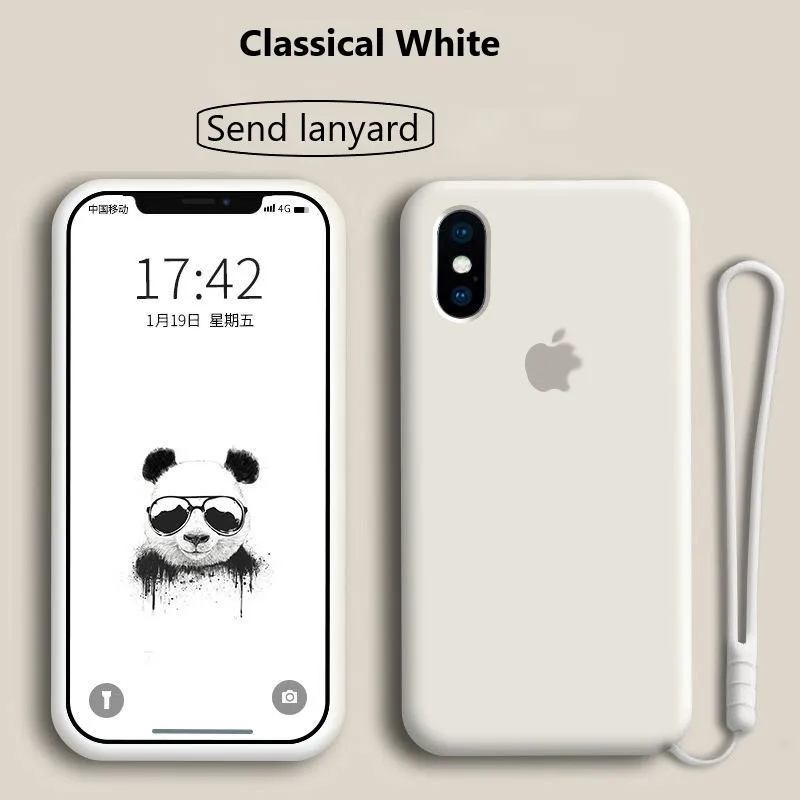 

Silicone Phone Case for iPhone 12 Mini 11 Pro XR X XS Max 8 7 6S Plus 5S SE 2020 Soft TPU Silicon Case Cell Phone Back Cover