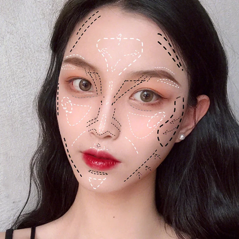 2019 Hot Two-color Nose Shadow Powder Three-dimensional Repair Shading Contouring New Fashion Women Girl Face Makeup t6 |