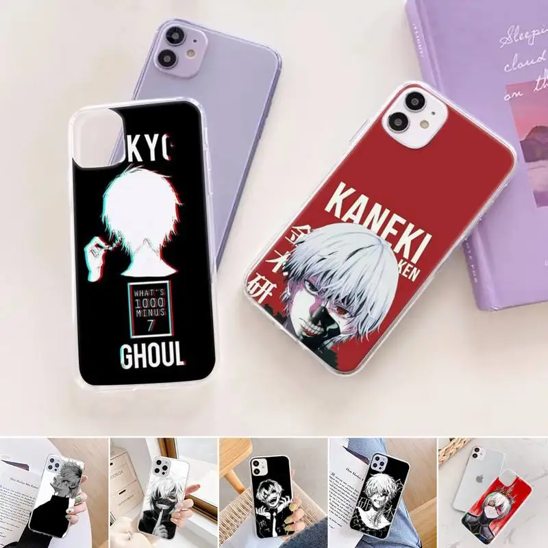 

Tokyo ghoul Japan anime Phone Case For iphone 12 11 mini x xs xr pro max 8 7 6s 6 5 5s 5c se plus Transparent soft
