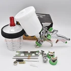 Гравитационный ручной пистолет-распылитель HVLP, пневматический инструмент 1,4 мм с неочищенной чашей Для Смешивания Краски, подходит для распыления автомобиля