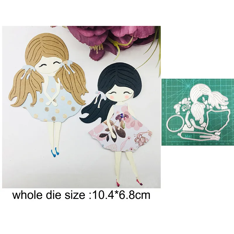 

Cutting dies Little Girl Metal Cutting Dies for DIY Scrapbooking Paper and Card Making Decorative Embossing Die Cut Craft dies