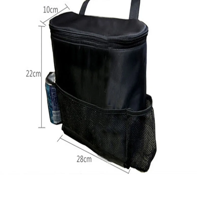 

1Pcs Auto Care Car Seat Organizer Cooler Bag Multi Pocket Arrangement Bag Back Seat Thicken Folding Fresh Keeping Ice Pack