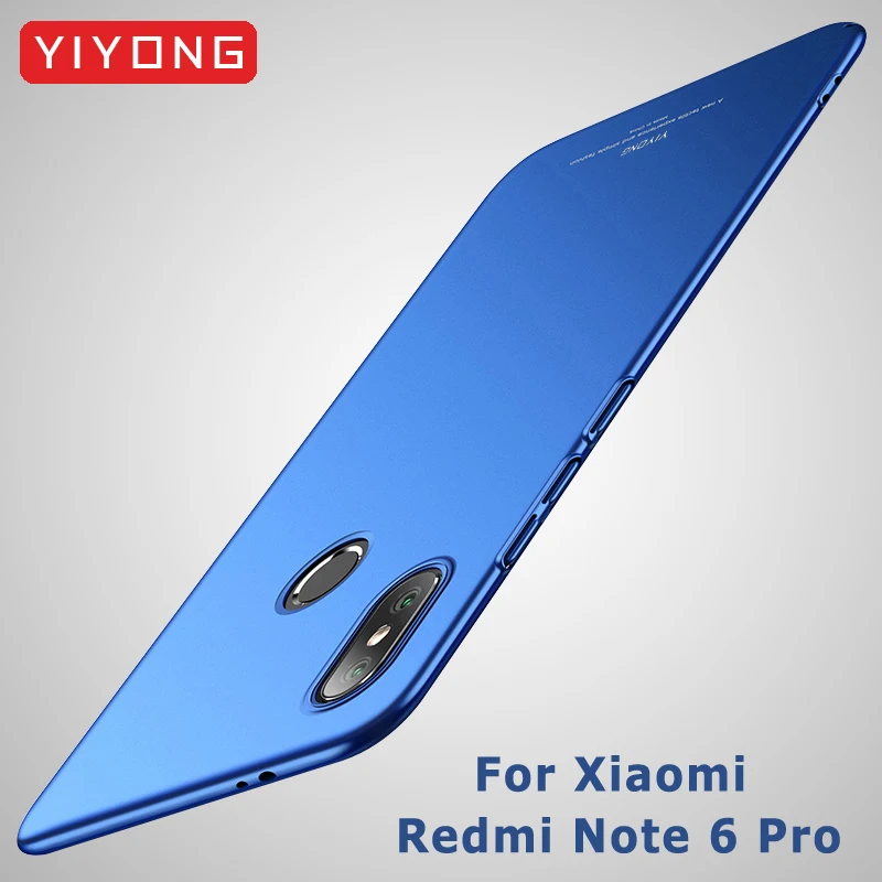 Redmi Note 6 Pro Чехол YIYONG матовый чехол Xiaomi Redmi Note 7 6 5 Pro Чехол Xiomi Global PC чехол для Xiaomi Note 5 6 7 Pro Чехол