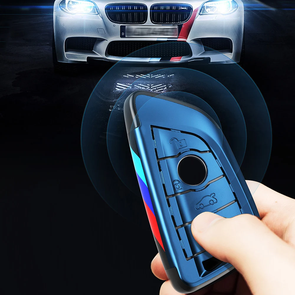 

PC Car Remote Key Case Cover Shell Fob For BMW X1 X3 X4 X X6 F15 F16 G30 E34 E60 E36 E90 1 3 5 7 Series F20 F30 118i 218i 320i