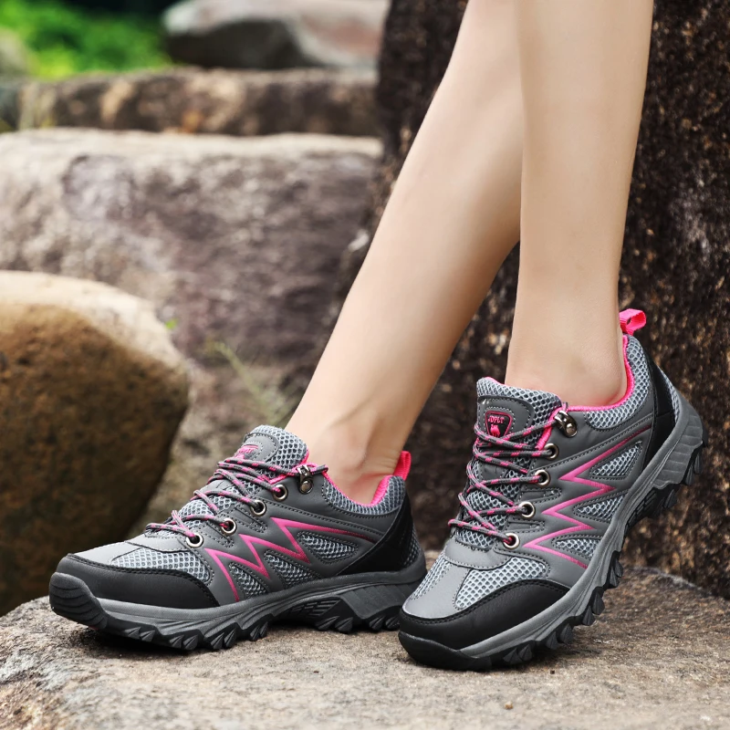 Женские походные туфли женские нескользящие дышащие прогулочные треккинговые
