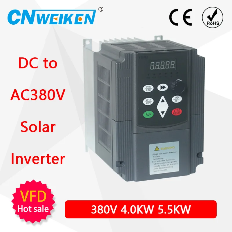 3 фазы 380 В Входная мощность солнечный инвертор переменной частоты кВт привод