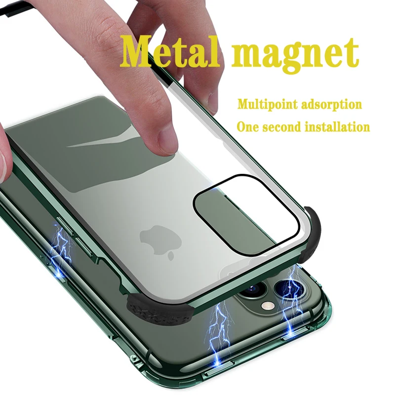 Металлический ударопрочный двухслойный защитный чехол на мобильный телефон для