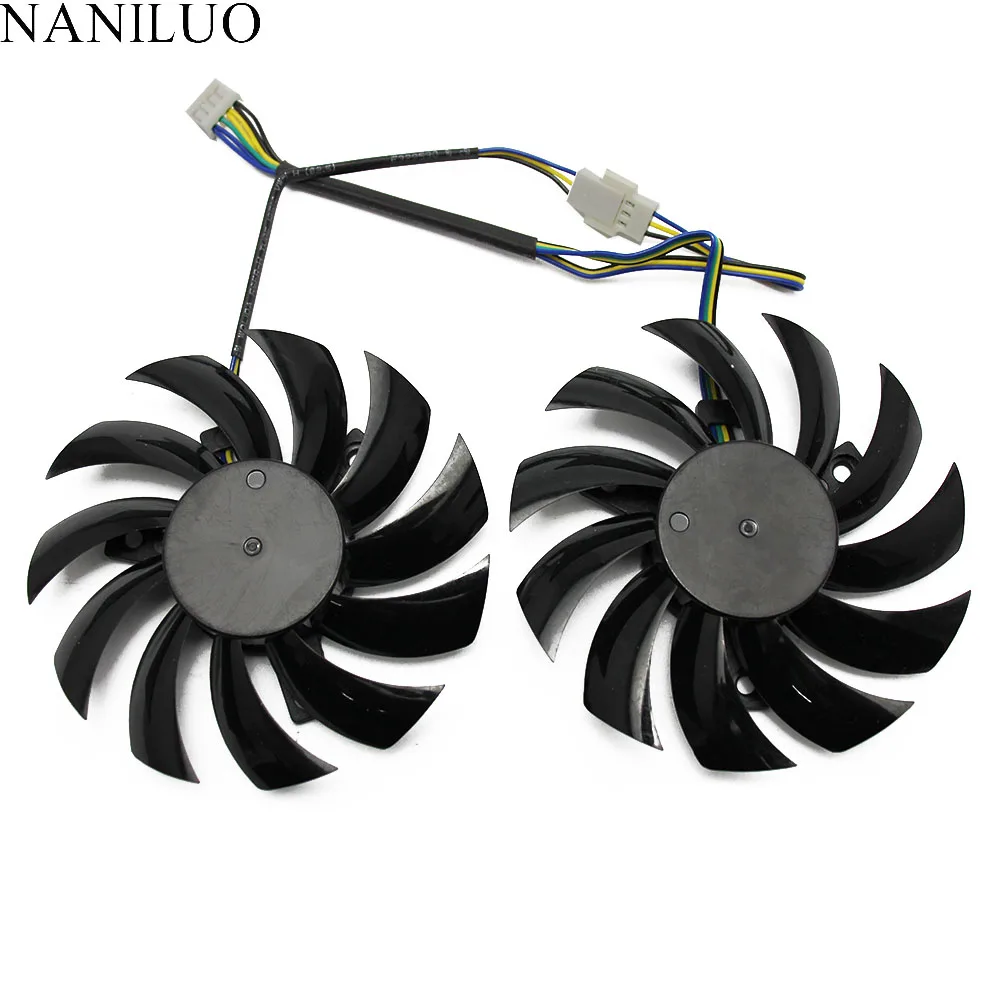 2 шт./Лот Новый 75 мм PLD08010S12HH 0.35A охлаждающий вентилятор ForMSI GeForce GTX 580/570/560/560Ti/480/465/460