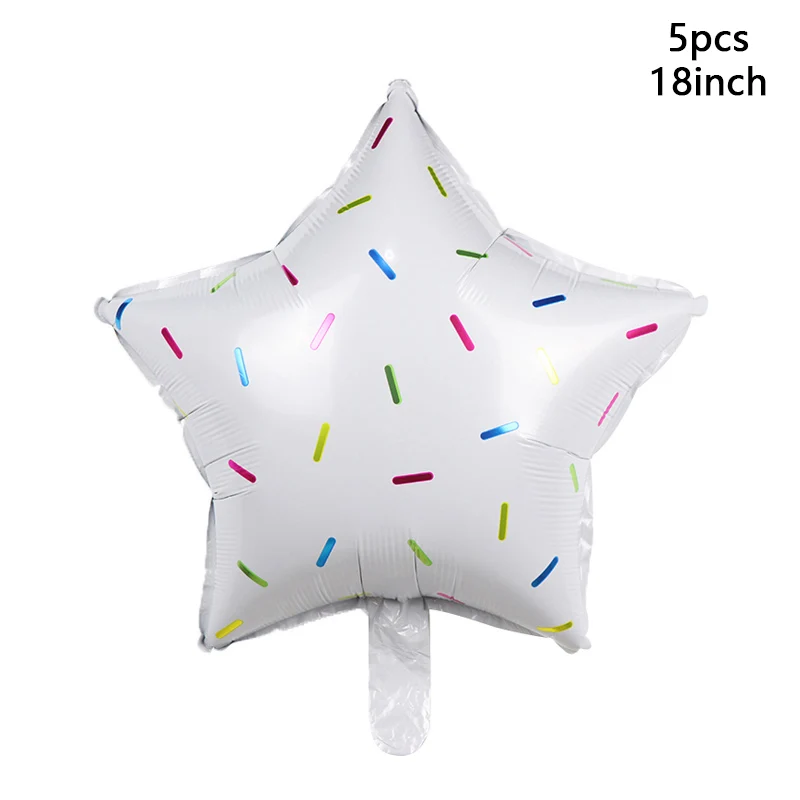 5 шт 18 дюймов красочные звезды надувные шары из алюминиевой фольги гелиевые и