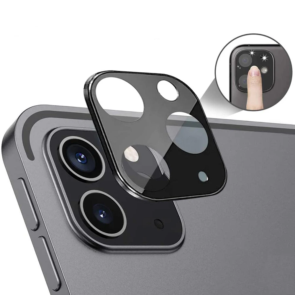 

For iPad Pro 11" 12.9" 2020 2021 Titanium alloy Camera Lens Protector Scratch-Resistant 3D Full Coverage Camera Lens Protector