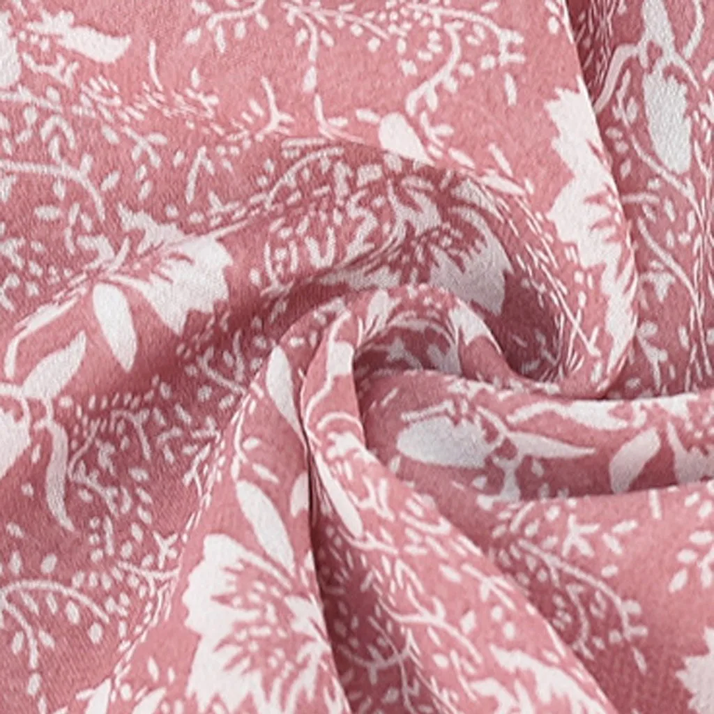 

Home&Nest Fashion Womens Sexy High Waist Floral Print Mid-Calf Skirt Ruffles Lace Up Irregular Skirt Women's Party Long Skirts