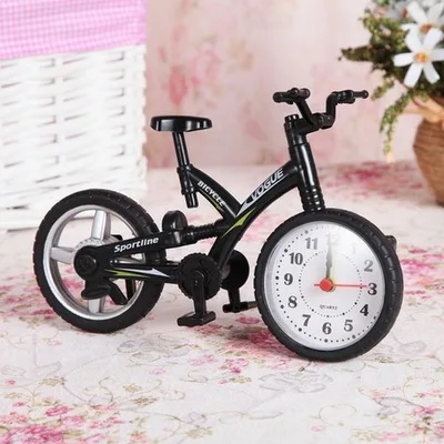 BikeBK Креативный Ретро Будильник-мотоцикл поезд велосипед моделирование модель будильник подарки для детей украшение дома - Цвет: BikeBK