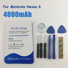 Аккумулятор Da Xiong 4000 мАч EZ30 для Motorola Nexus 6 аккумулятор Google XT1115 XT1110