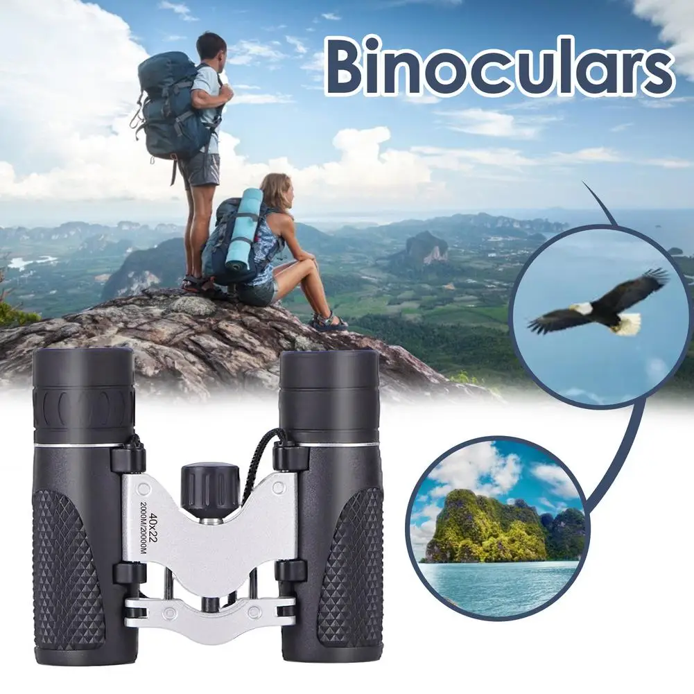 40x22 HD Powerful Binoculars Waterproof Bird Watching Travel BAK4 FMC Optics For Hunting Sports Outdoor Camping Tools | Инструменты