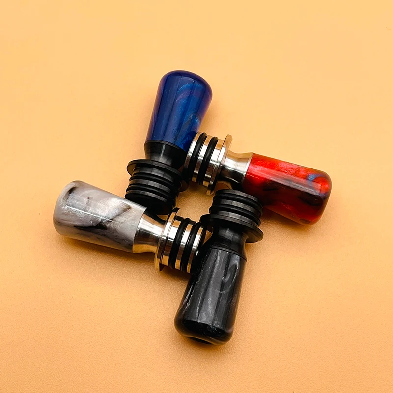DSXvape MTL капельный наконечник 510 316 Смола из нержавеющей стали 3 мм для резьбового