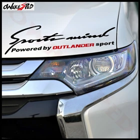 Автомобильная наклейка s для Mitsubishi Outlander стильная Автомобильная боковая юбка декоративная наклейка виниловая наклейка в полоску аксессуары для укладки наклейки