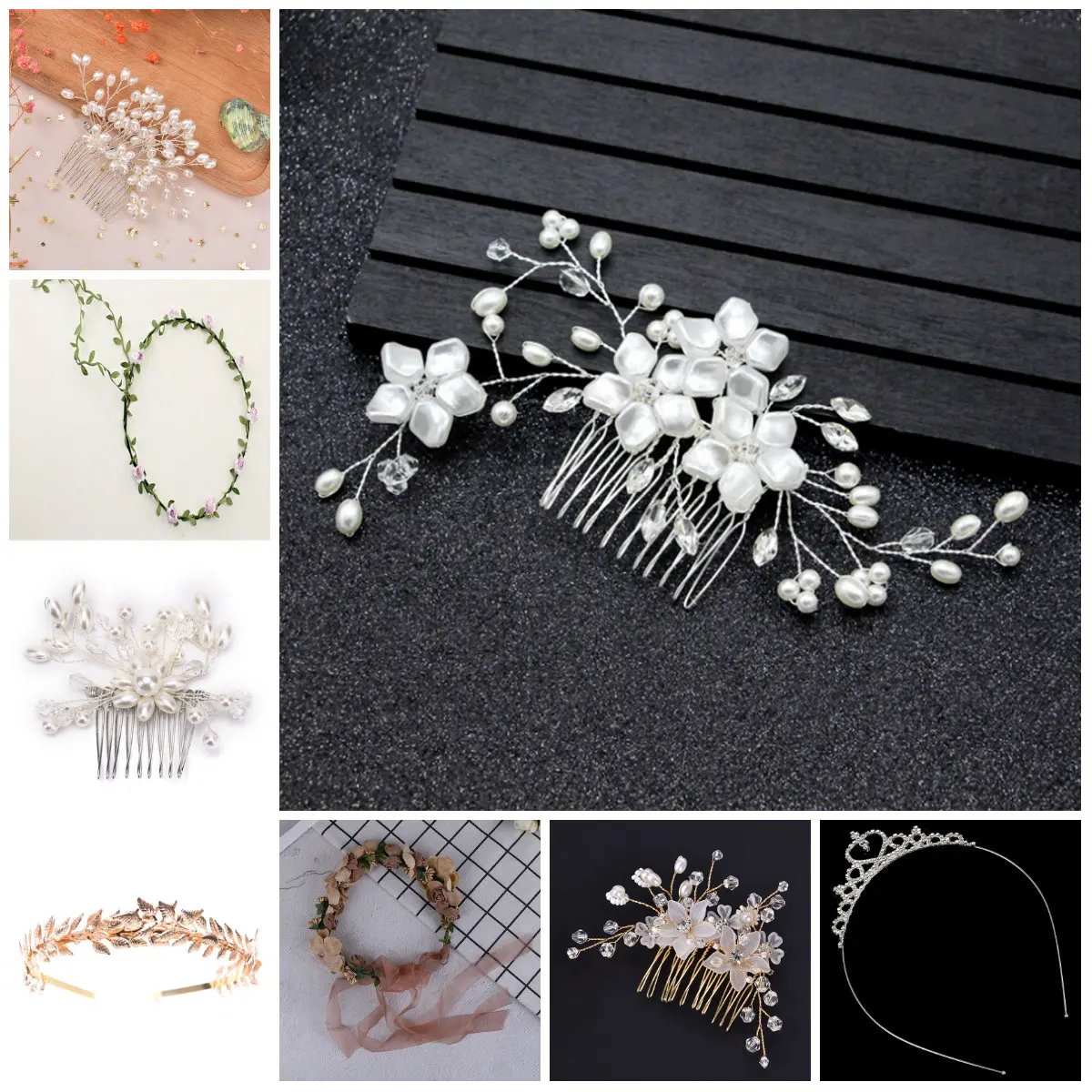 Свадебная Цветочная Хрустальная тиара короны из горного хрусталя обруч повязка