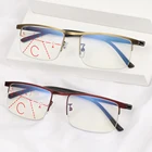Очки для чтения с бифокальными линзами для мужчин и женщин, классические аксессуары для защиты глаз при пресбиопии, в ретро стиле