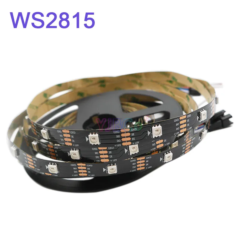 5 м/лот WS2815 пикселей водить светильник DC12V 30/60 пикселей/светодиодов/mIP30/IP65/IP67