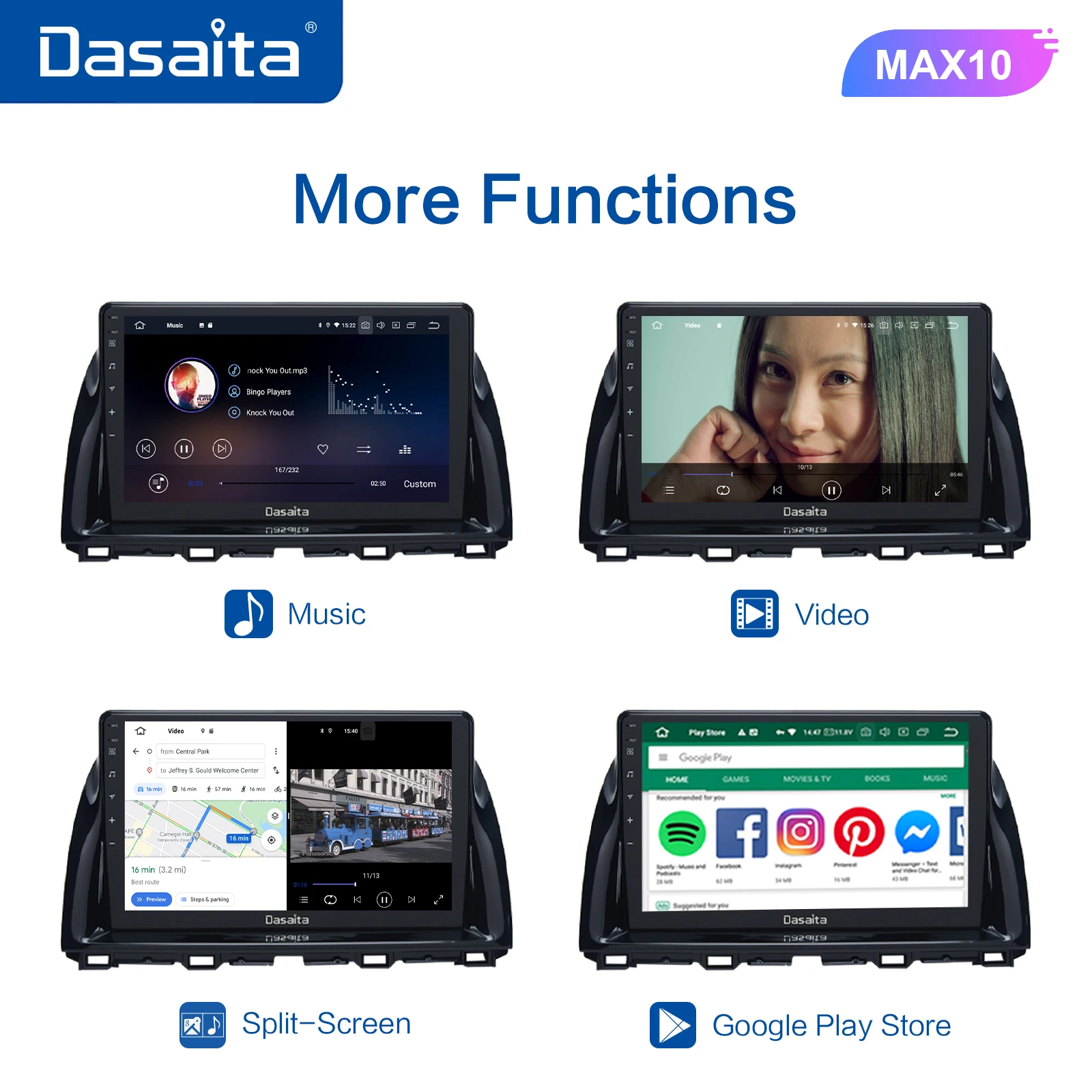 Dasaita 10 2 &quotIPS Экран Car Android 0 навигации для Mazda CX5 CX-5 GPS 2012 2013 2014 2015 DSP Авто MAX10 64G