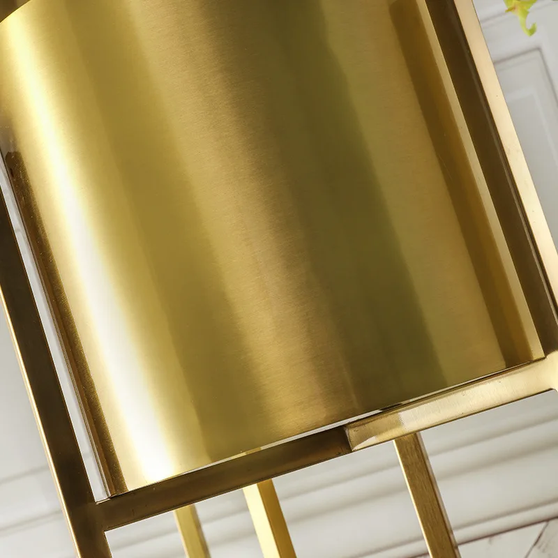 Большие металлические подсвечники украшения золотой цветочный держатель