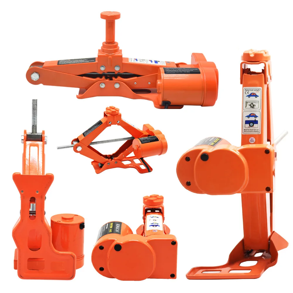 

Car Electric Jack 3 Ton 42cm 12V Lift Scissor Jack Tire Change Lifting Repair Tool Auto 3T with Air Pump Electric Wrench