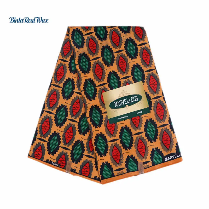 Африканские ткани из полиэстера с воском 2019 Анкара Новые Вечерние высокого