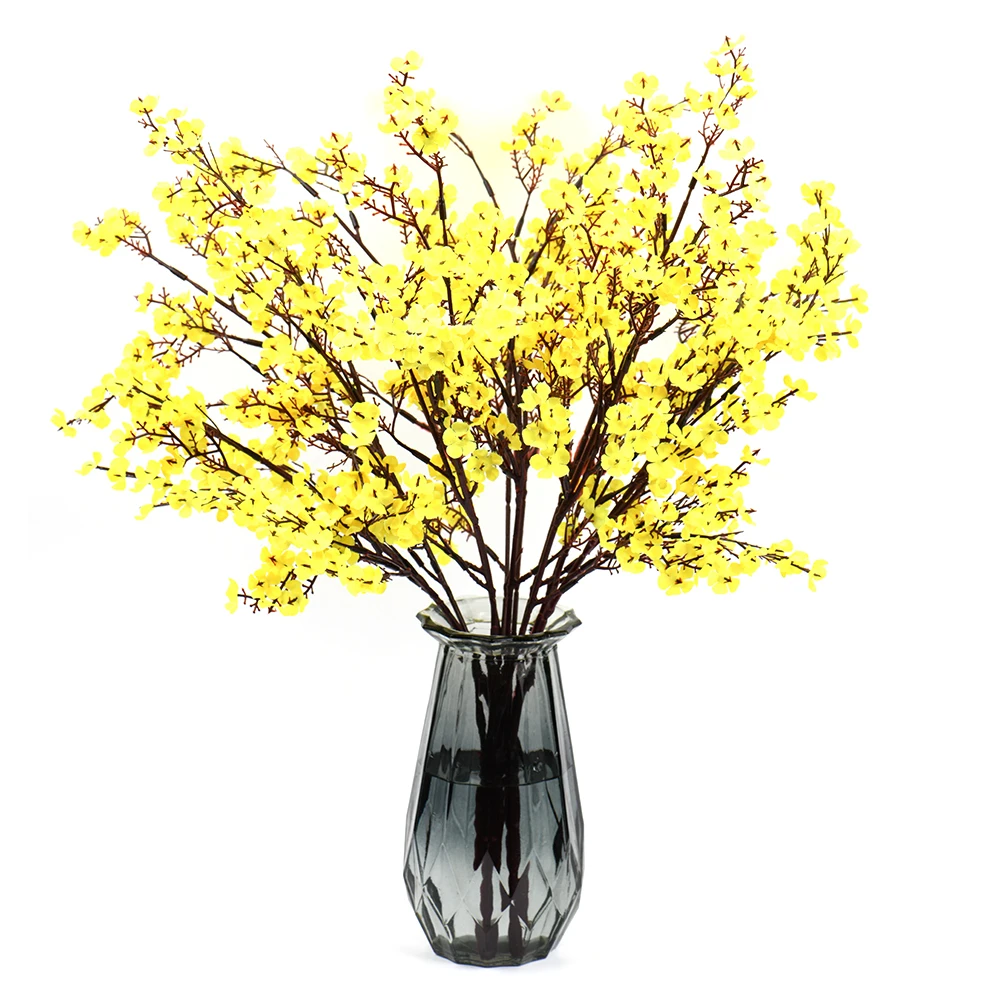 Искусственные цветы белая ветка высококачественные детские дышащие