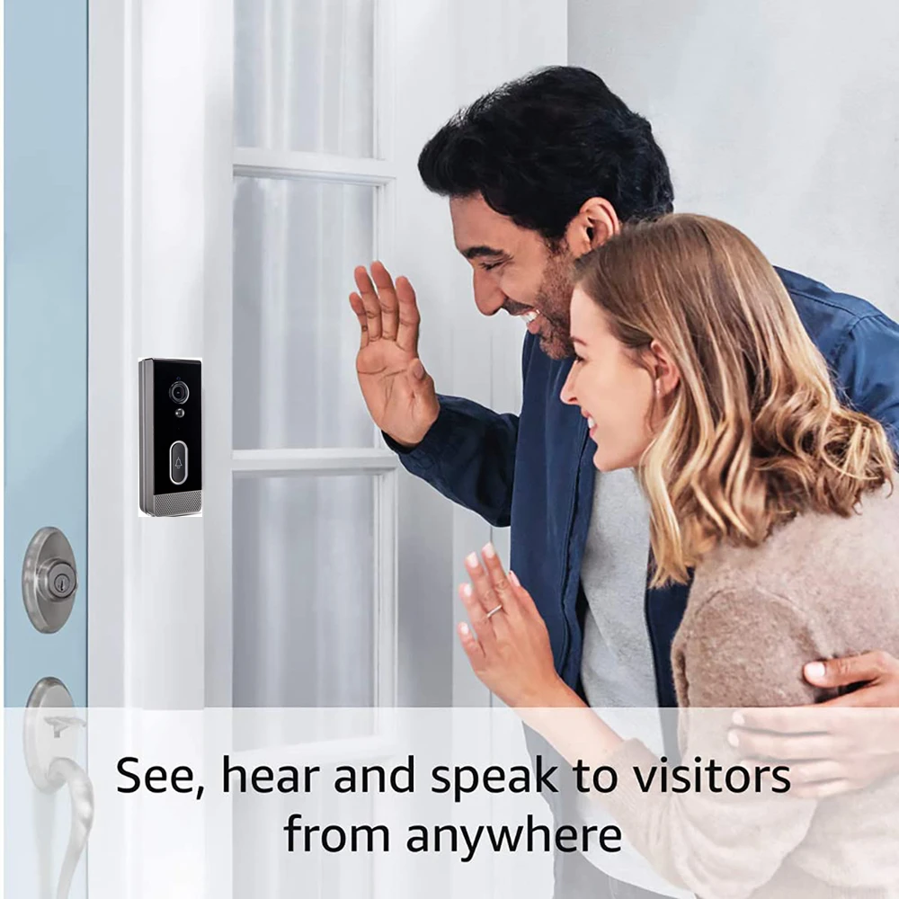 Tuya Video Doorbell Camera Doorbell WIFI Video Intercom Wireless Home with Camera Waterproof Battery Smart Home for Google Alexa enlarge