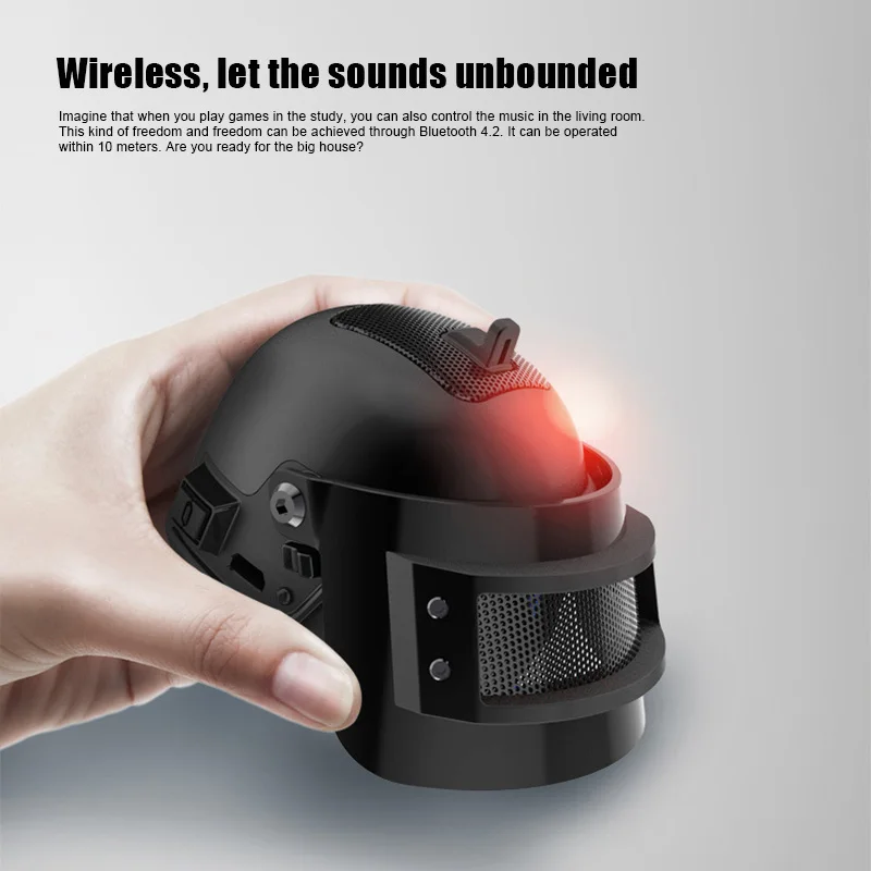 Трехуровневый беспроводной динамик для шлема 3D объемный звук V4.2 сабвуфер GDeals |