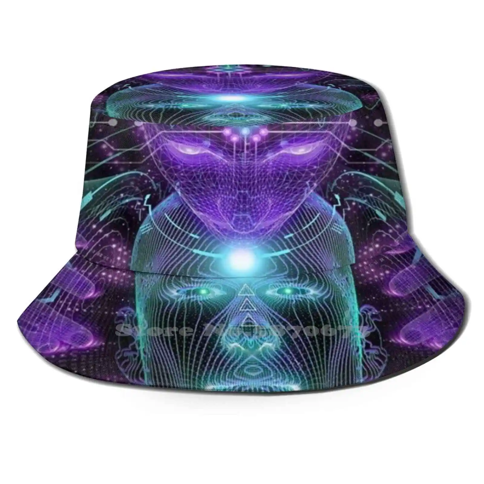 

Mental Manipulation Unisex Summer Cap Sunscreen Hat New Age Computer Ai Smart