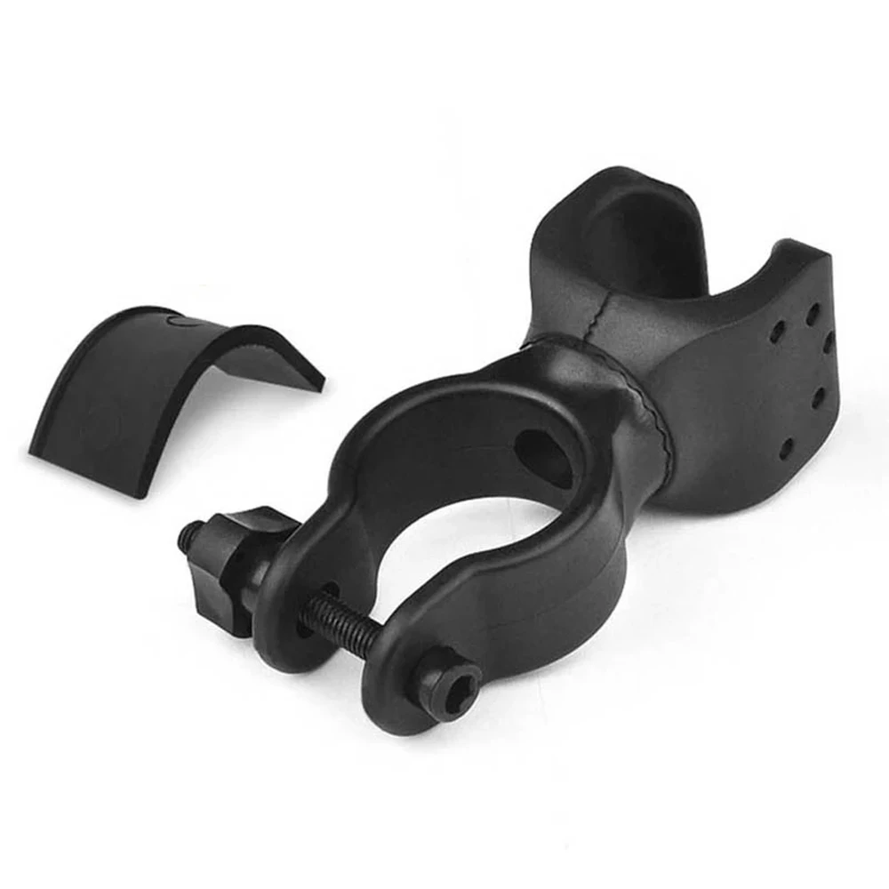 

U style Bike Accessories Bicycle Front Light Clip Mount Bracket Flashlight Holder Cycling Bike Light Torch 360 Degree Rotation