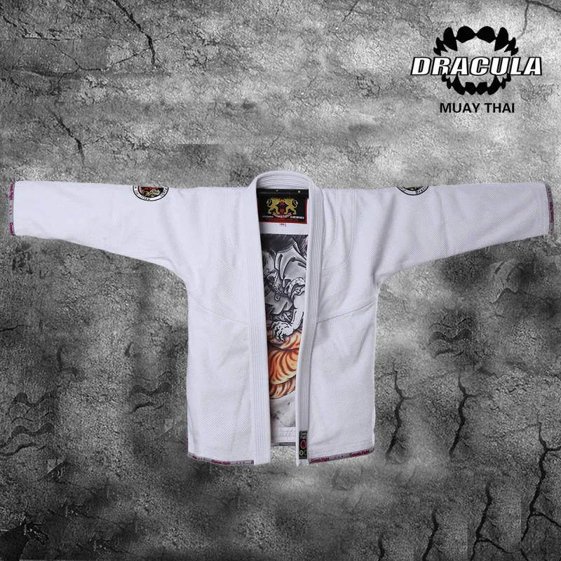 Dracula Tiger's Bjj Kimono Gi Martial Arts Clothing Brazilian Jiu-jitsu Kimonos MMA Fightwear A0-A4 Brand New Black White | Спорт и