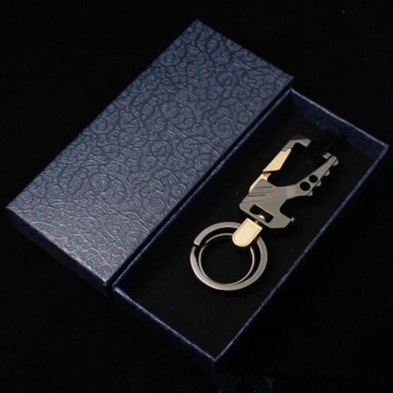 Автомобильные брелоки из цинкового сплава мульти брелок с защелкой и двойными