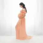 Платья для беременных для фотосъемки женское платье для фотосъемки с открытыми плечами сексуальное платье для кормления с оборками