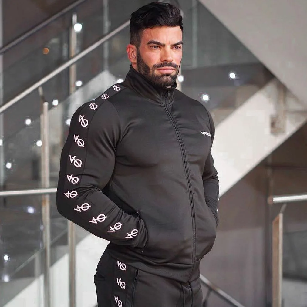 Костюм спортивный Мужской Быстросохнущий свободный костюм комплект одежды для