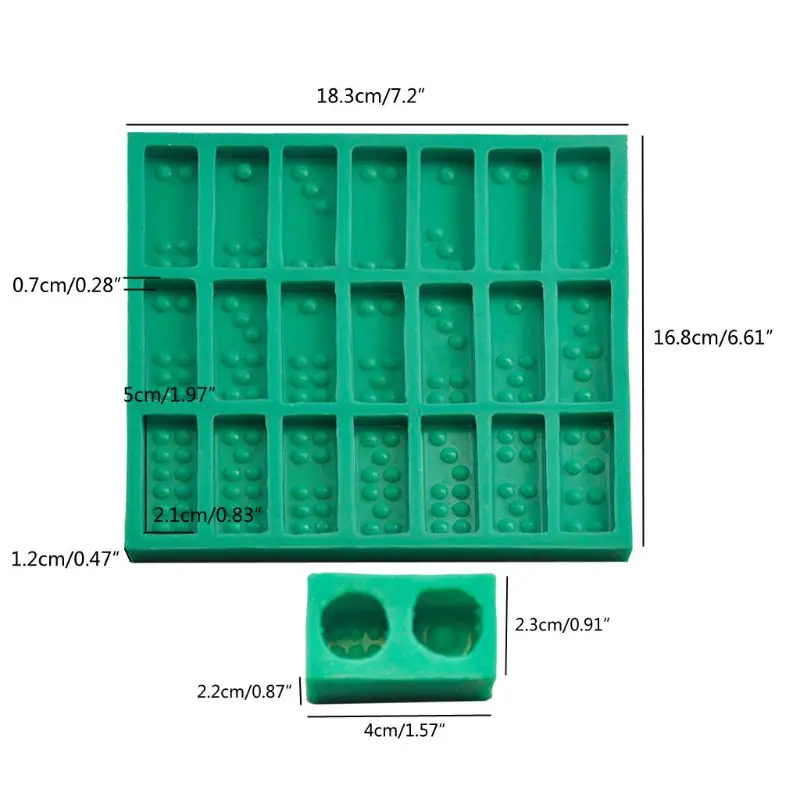 

Chinese Pai Gow Paigow Tiles Game Dice Epoxy Resin Mold Dominoes Game Casino Fun Chocolates Caak Baking Mould Art Crafts