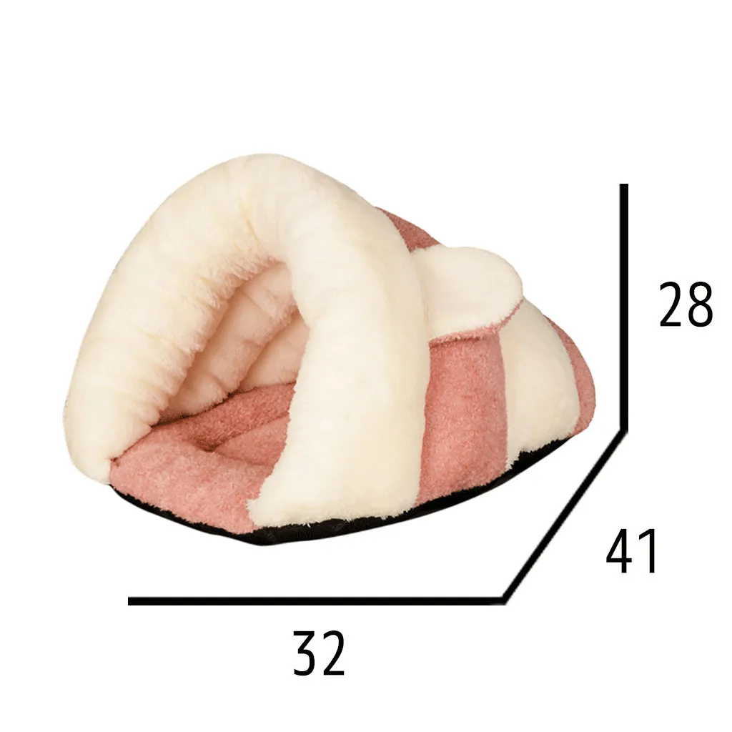 Новые Симпатичные закрытое будка для собак домашних животных мусора при