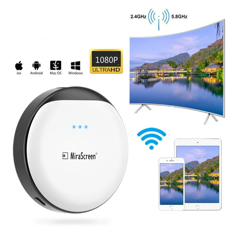 MiraScreen 2 4G WiFi 1080P TV Stick Miracast ios Android Windows Dongle приемник Stick|SmartTV-стики и тюнеры| |