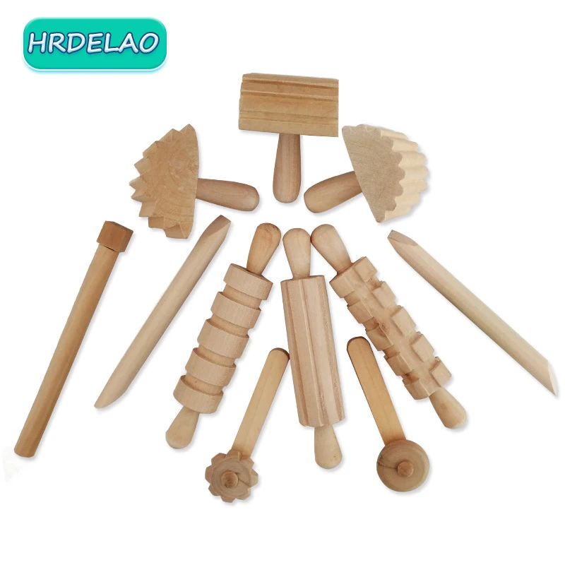 Пластилин Детский 12 шт. пластилин сделай сам высококачественные деревянные