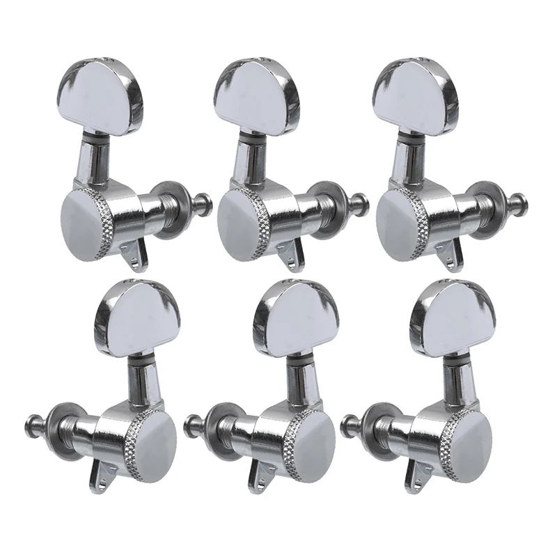 

Auto Locked String Guitar Tuning Pegs Tuners Machine Heads for Folk Acoustic Electric Guitar Chrome