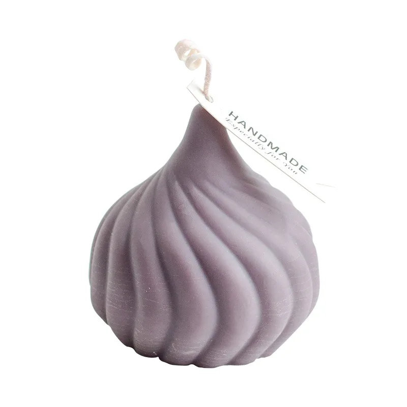 

Candle making small whirlwind onion head scented candle silicone mold DIY baking chocolate candle mold