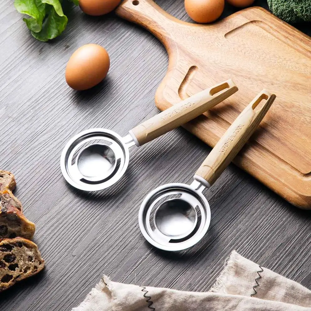 1 шт. Бытовая нержавеющая сталь белый яичный желток разделитель кухонный гаджет