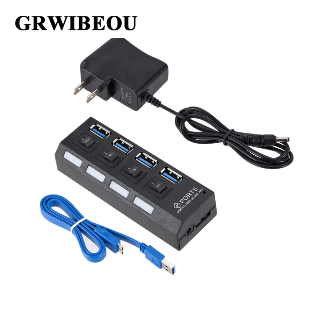 Мини USB 3 0 5 Гбит/с 4 порта|USB-хабы| |